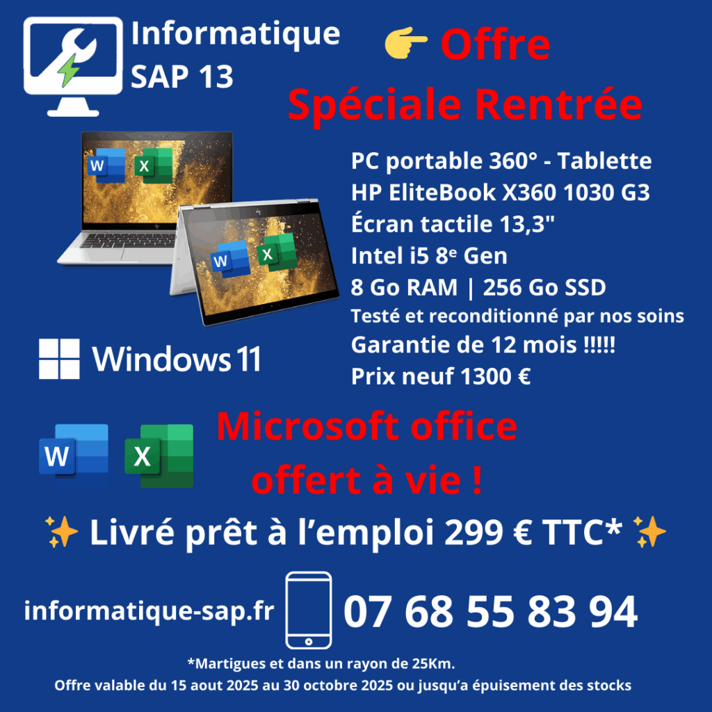 Offre rentrée 2025 HP 360