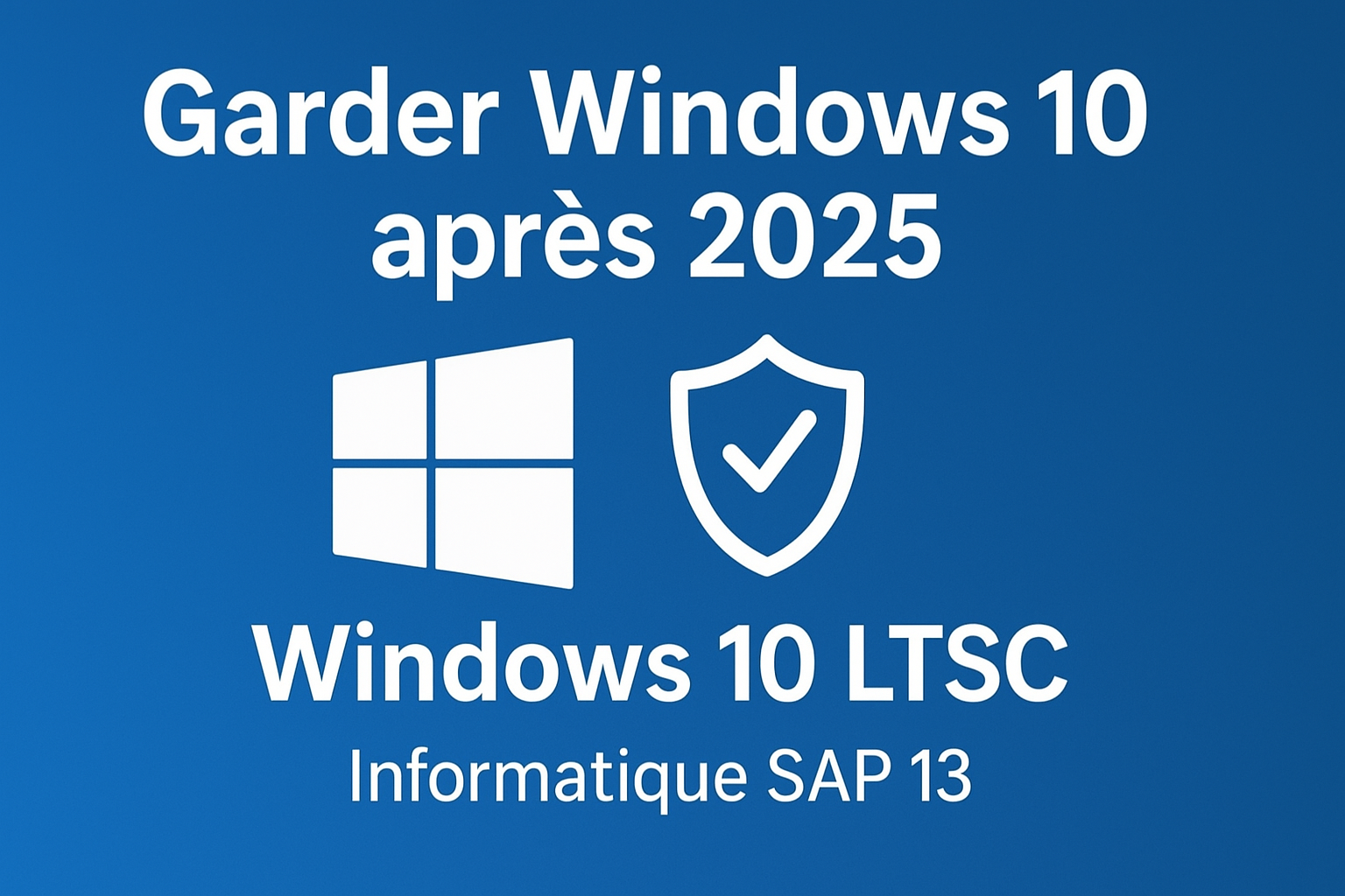 Windows 10 après 2025