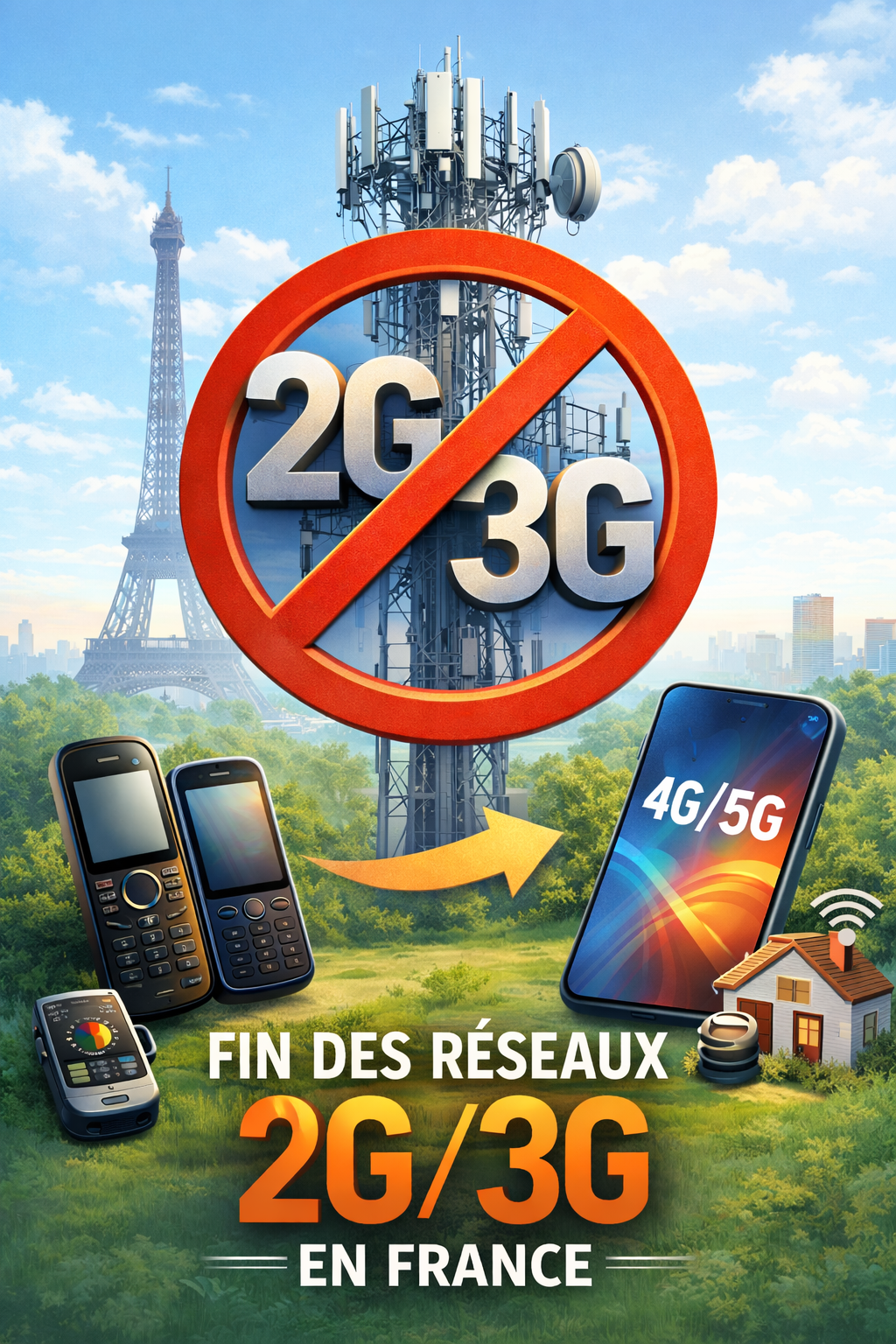 Fin de la 2G/3G à Martigues – Transition vers la 4G/5G dans les Bouches-du-Rhône